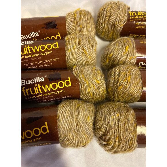 Bucilla Fruitwood Yarn 2 Oz 150 Yards Each Skein 8 Lot HercuLon Fiber - Picture 5 of 10